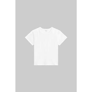 LESET Classic Margo Tee in Cotton - S - White
